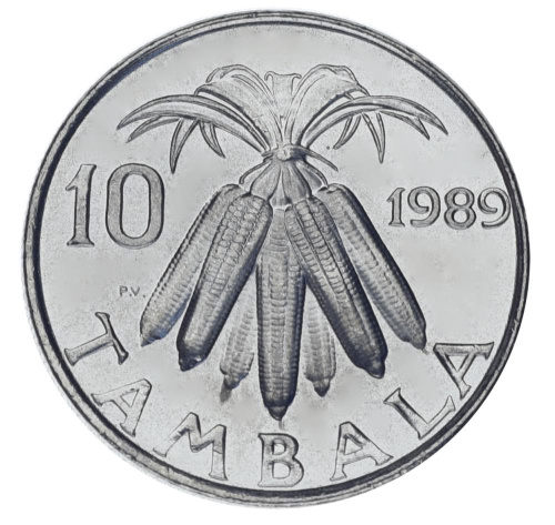 фото Малави 10 тамбал 1989 UNC