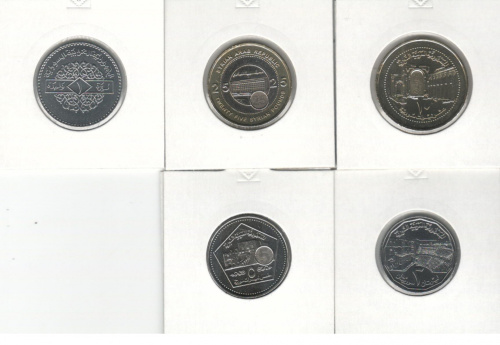 фото Сирия набор из 5 монет UNC