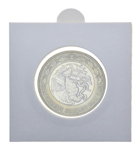 фото Мексика 10 песо Биметалл 1998 F-VF