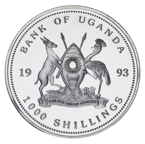 фото Уганда 1000 шиллингов 2003 UNC Маттерхорн