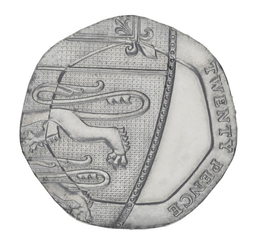 фото Великобритания 20 пенсов 2008 AU-UNC