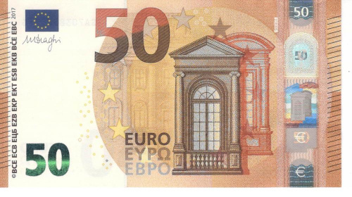 фото Италия 50 евро 2017 SA S003 UNC