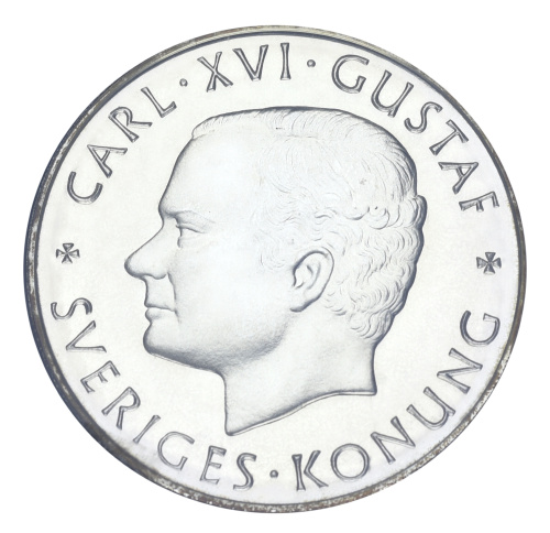 фото Швеция 200 крон 1995 Серебро UNC 1000 лет монетам Швеции (Ag 925, 27,03 грамм)