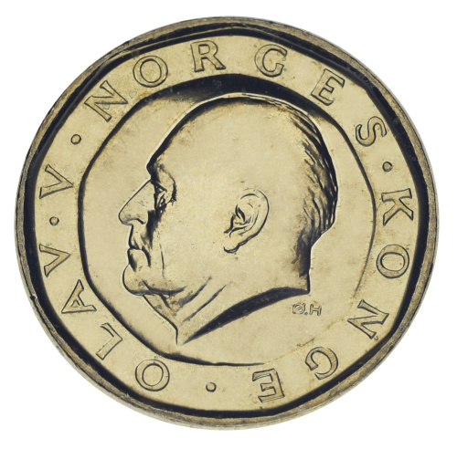 фото Норвегия 10 крон 1989 UNC