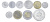 фото Сан-Марино набор из 10 монет 1992 UNC 1, 2, 5, 10, 20, 50, 100, 200, 500, 1000 лир (серебро)