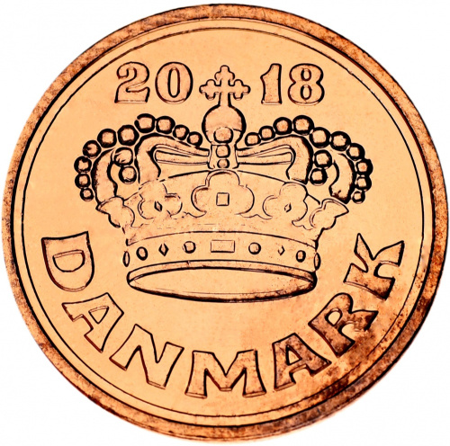 фото Дания 50 оре 2018 UNC