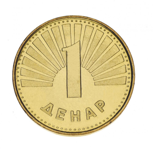 фото Македония 1 денар 2000 UNC (km#9)