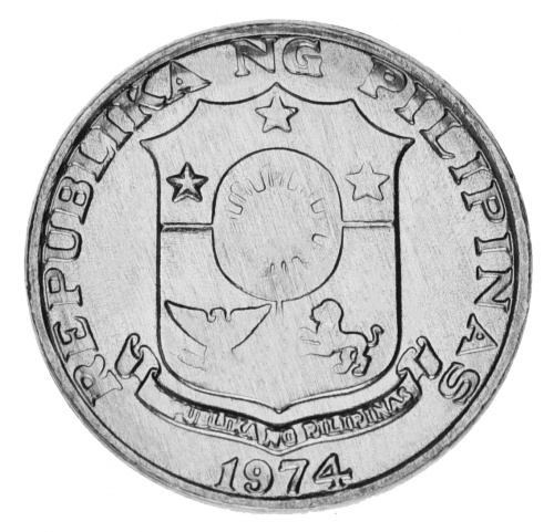 фото Филиппины 1 сентимо 1974 VF-AU