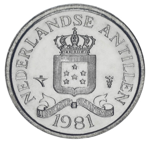 фото Нидерландские Антилы 10 центов 1981 UNC
