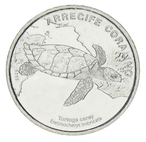 фото Коста-Рика 50 колонов 2023 (2025) UNC Черепаха
