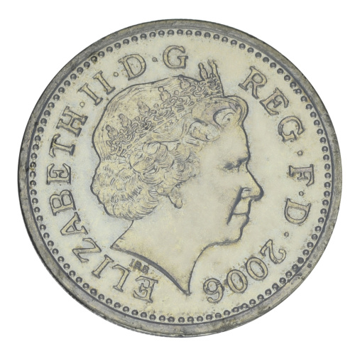 фото Великобритания 1 фунт 2006 F-VF