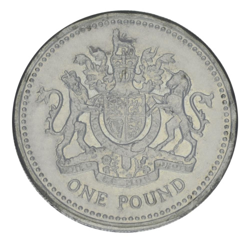 фото Великобритания 1 фунт 1993 F-VF