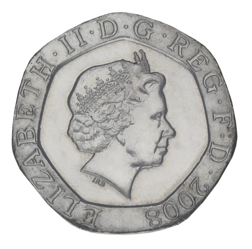 фото Великобритания 20 пенсов 2008 AU-UNC