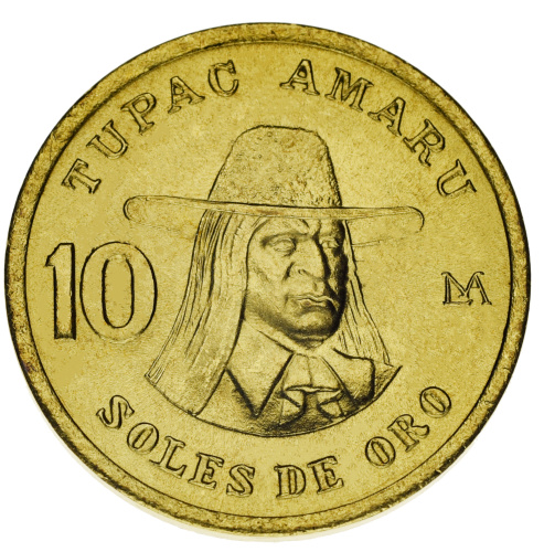 фото Перу набор из 8 монет 1975-1981 F-VF 10, 20 сентаво, 0,5, 1, 1, 5, 5, 10 солей