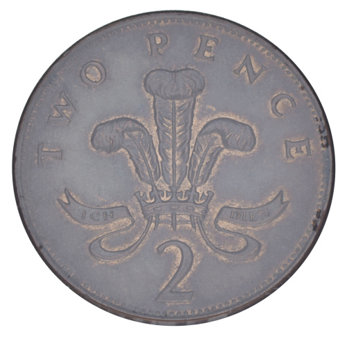 фото Великобритания 2 пенса 1993 F-VF