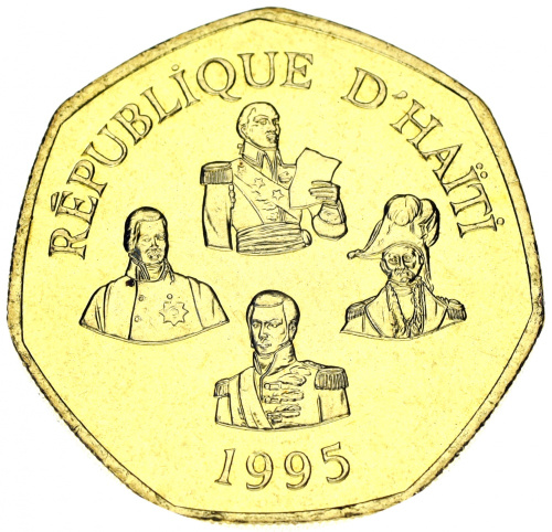 фото Гаити 5 гурдов 1995 F-VF