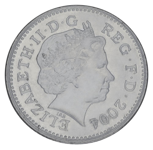 фото Великобритания 10 пенсов 2004 F-VF