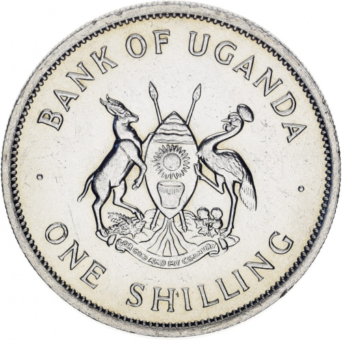 фото Уганда 1 шиллинг 1976 AU-UNC