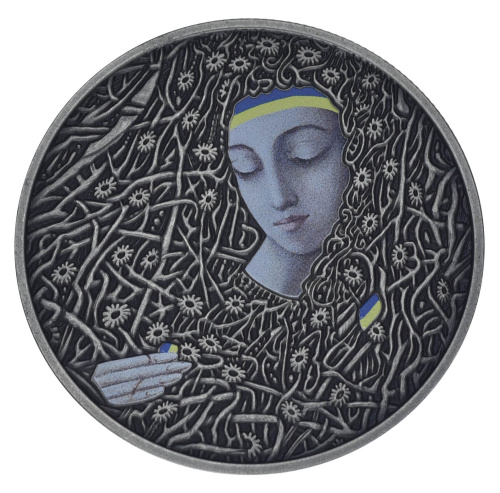 фото Украина 5 гривен 2024 UNC Плентанизм (Иван Марчук) в сувенирной упаковке