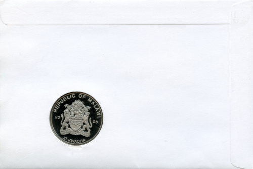 фото Малави 10 квача 2006 UNC 80 лет королеве Елизавете II С ребенком в сувенирной упаковке