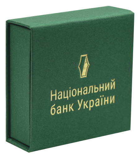 фото Футляр для монет (43 мм) НБУ (серебряные 10 гривен, 1 унция)