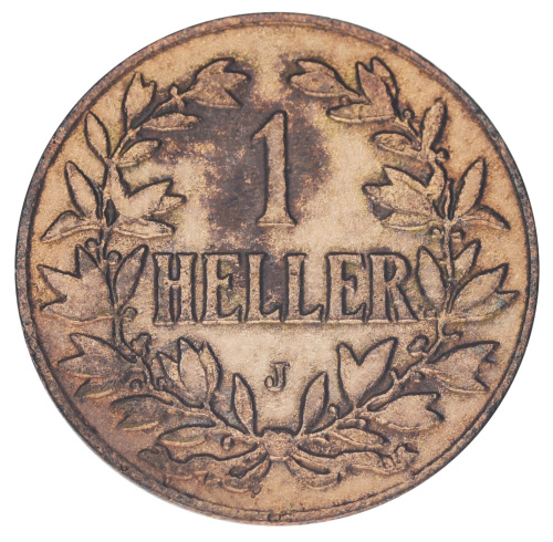 фото Германия 1 геллер 1913 F-VF Восточная Африка