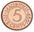 фото Маврикий 5 центов 1999 UNC