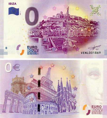 фото Испания 0 ЕВРО 2017 UNC Ибица