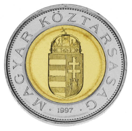 фото Венгрия 100 форинтов 1997 Биметалл UNC