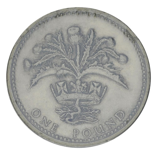 фото Великобритания 1 фунт 1989 F-VF