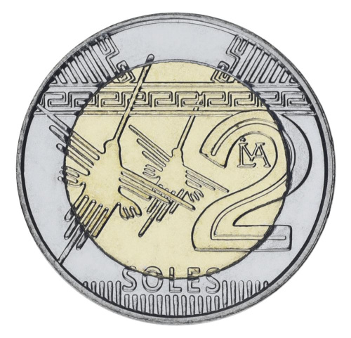 фото Перу 2 соля 2024 Биметалл UNC