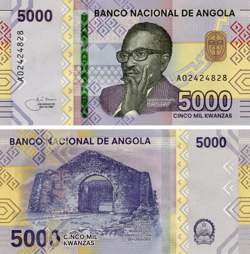 фото Ангола 5000 кванза 2020 UNC (PW164)