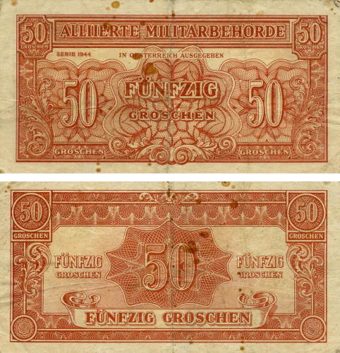 фото Австрия 50 грош 1920 1944 G-VG