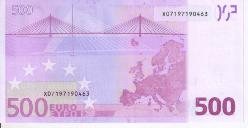 фото Германия 500 евро 2002 X R014 AU-UNC