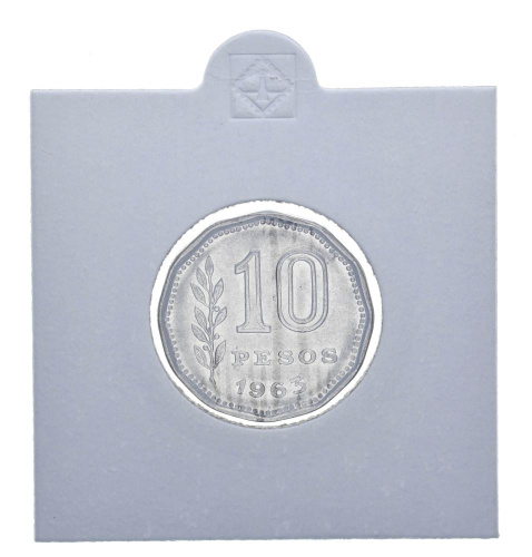 фото Аргентина 10 песо 1963 F-VF Всадник
