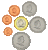 фото Острова Кука набор из 7 монет 2010 UNC 1, 2, 5, 10, 20, 50 центов, 1 доллар