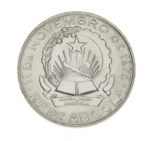 фото Ангола набор из 6 монет 1975-1978 AU-UNC 50 лвей, 1, 2, 5, 10, 20 кванза