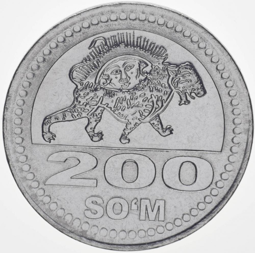 фото Узбекистан 200 сум 2018 UNC