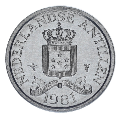 фото Нидерландские Антилы 1 цент 1981 UNC
