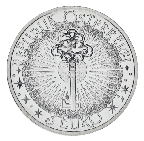 фото Австрия 3 евро 2025 UNC Мифические существа - Тролль