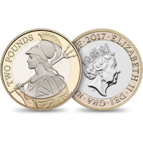 фото Великобритания набор из 13 монет 2017 UNC 1, 2, 5, 10, 20, 50, 50 пенсов, 1, 2, 2, 2, 5, 5 фунтов