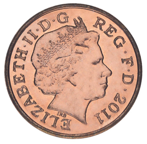 фото Великобритания 1 пенни 2011 F-VF