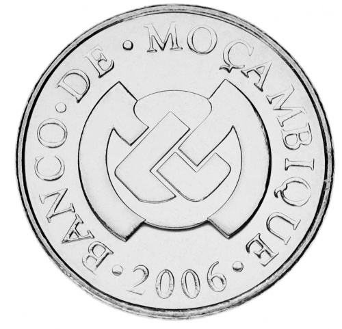 фото Мозамбик 2 метикала 2006 AU-UNC Рыба