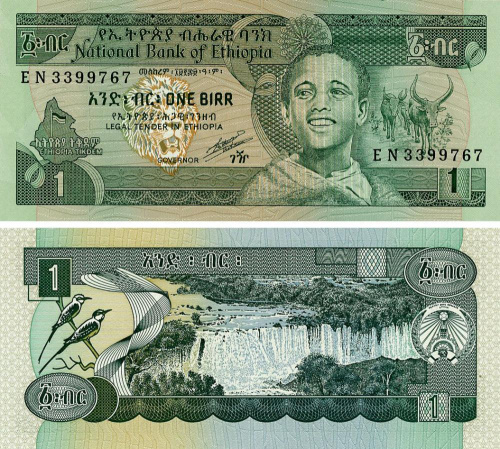 фото Эфиопия 1 быр 1976 (1991) AU-UNC (P41c)