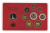 фото Германия набор из 9 монет евро 2008 UNC J 1, 2, 5, 10, 20, 50 евроцентов, 1, 2 евро, памятная 2 евро Блистер