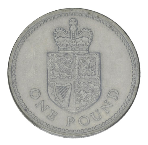 фото Великобритания 1 фунт 1988 F-VF