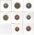 фото Токелау набор из 8 монет 2017 UNC 1, 2, 5, 10, 20, 50 центов, 1, 2 доллара