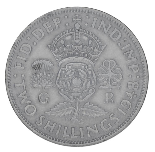 фото Великобритания 2 шиллинга 1948 F-VF