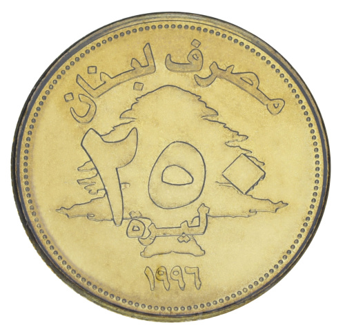 фото Ливан 250 ливров 1996 UNC (KM#36)