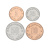фото Оман набор из 4 монет 2020 UNC 5, 10, 25, 50 байза